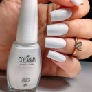 Esmalte pétala branca cremoso / Colorama 8ml